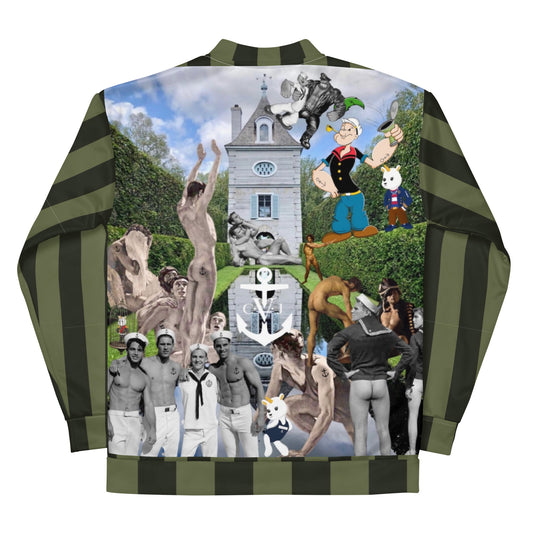 Mykonos Tides Bomber with COJO House Pool Party Mural