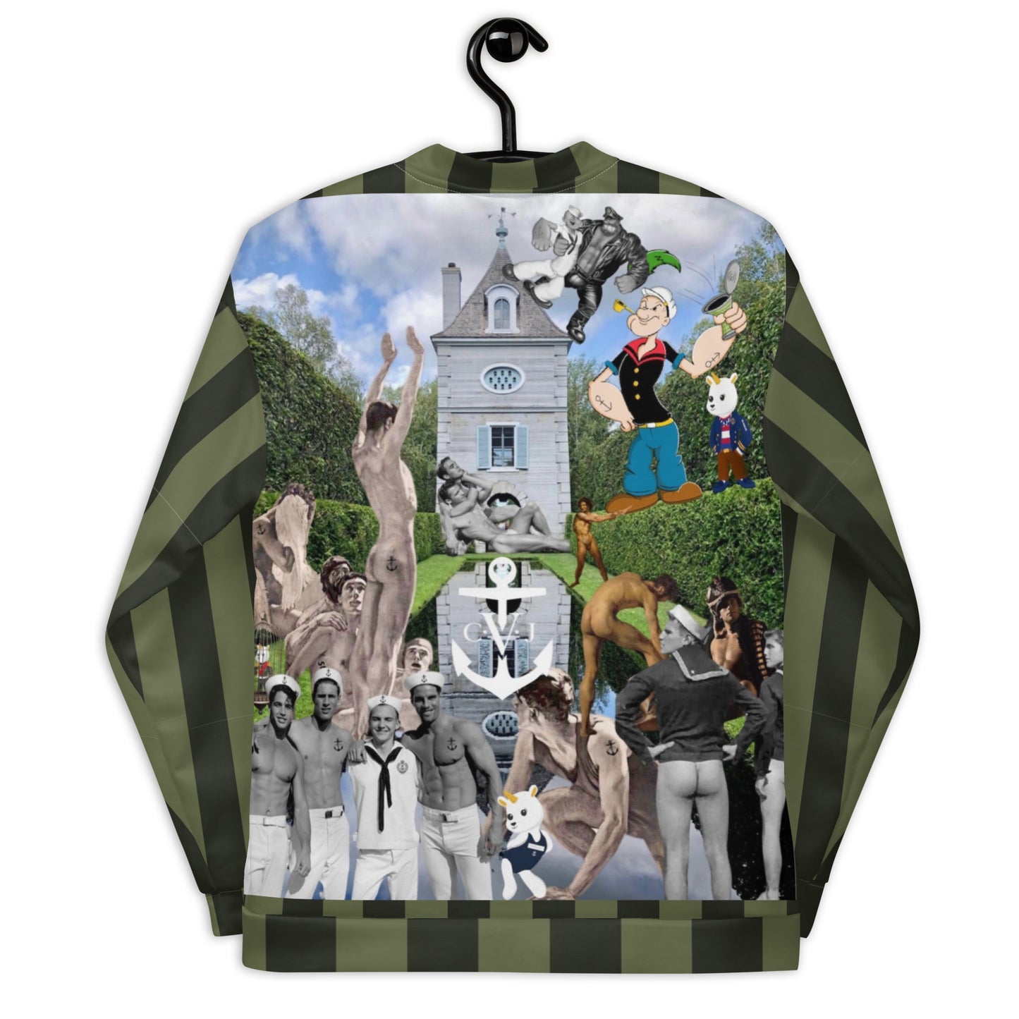 Mykonos Tides Bomber with COJO House Pool Party Mural