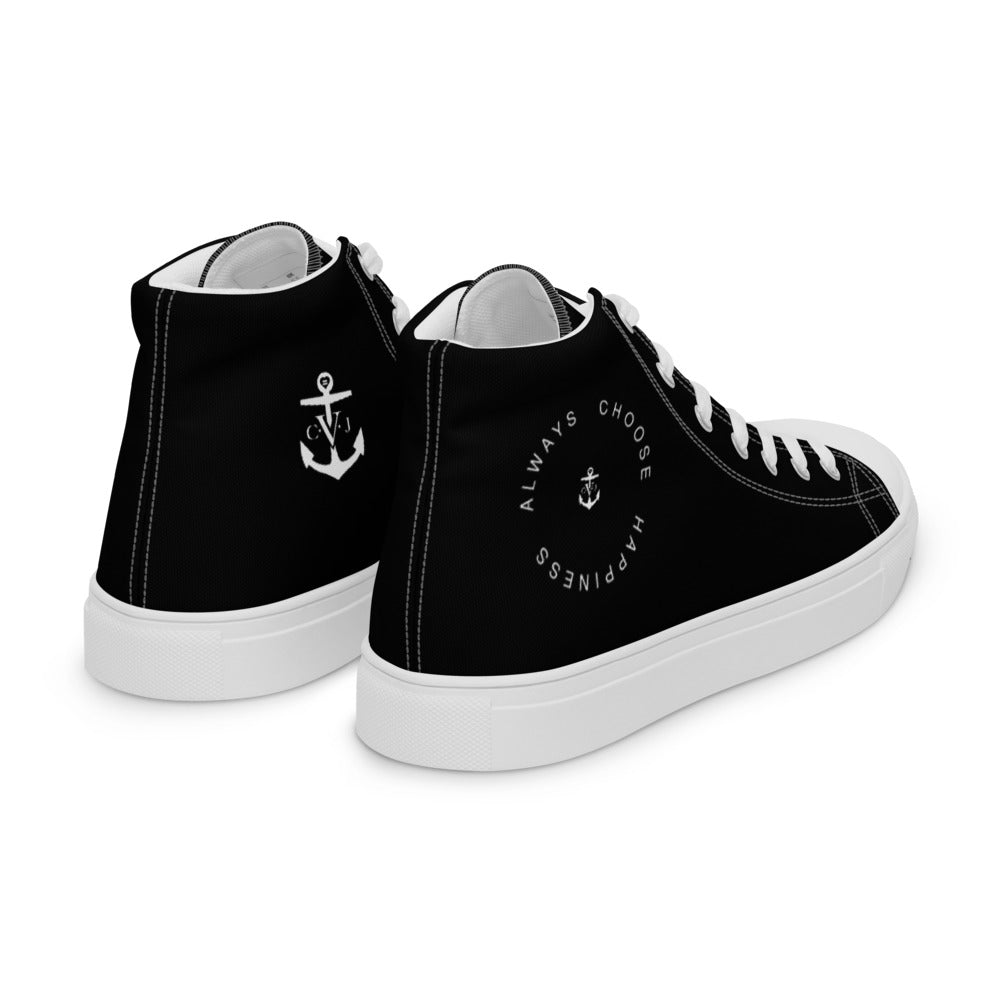 Happiness Men’s high top Black